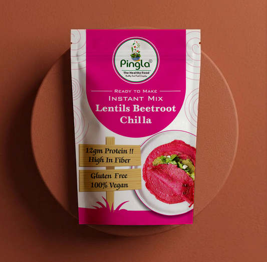 Lentills Beetroot Chilla Mix