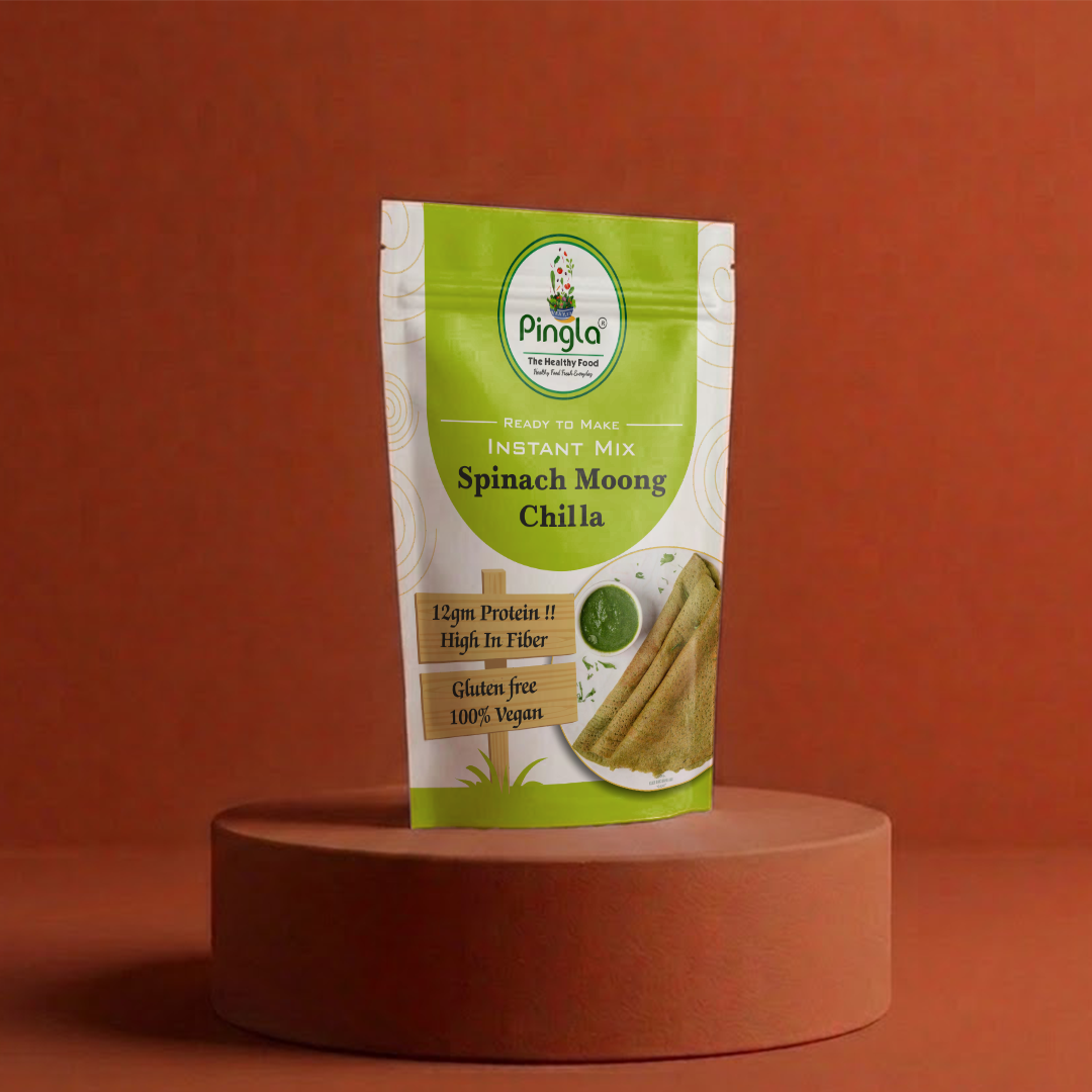 Spinach Moong Chilla Mix