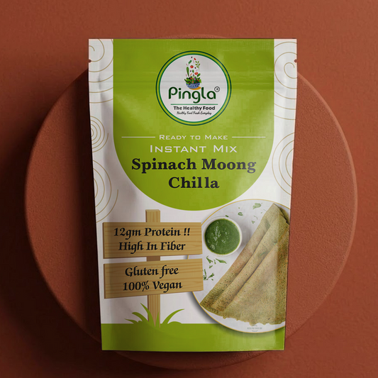 Spinach Moong Chilla Mix
