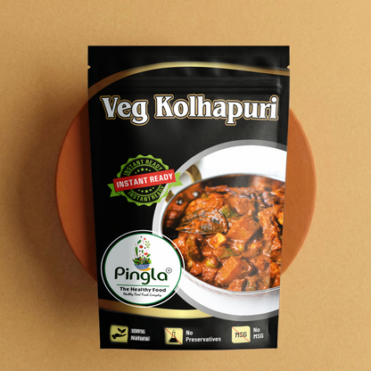 Veg Kolhapuri Sabzi | Just Add Hot Water | Serves 2