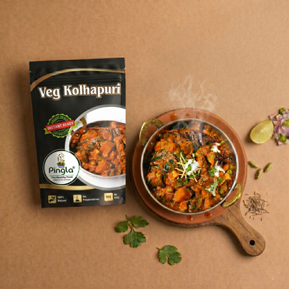 Veg Kolhapuri Sabzi | Just Add Hot Water | Serves 2